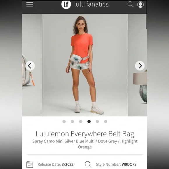 NWT Lululemon everywhere belt bag 1L - Picture 4 of 12